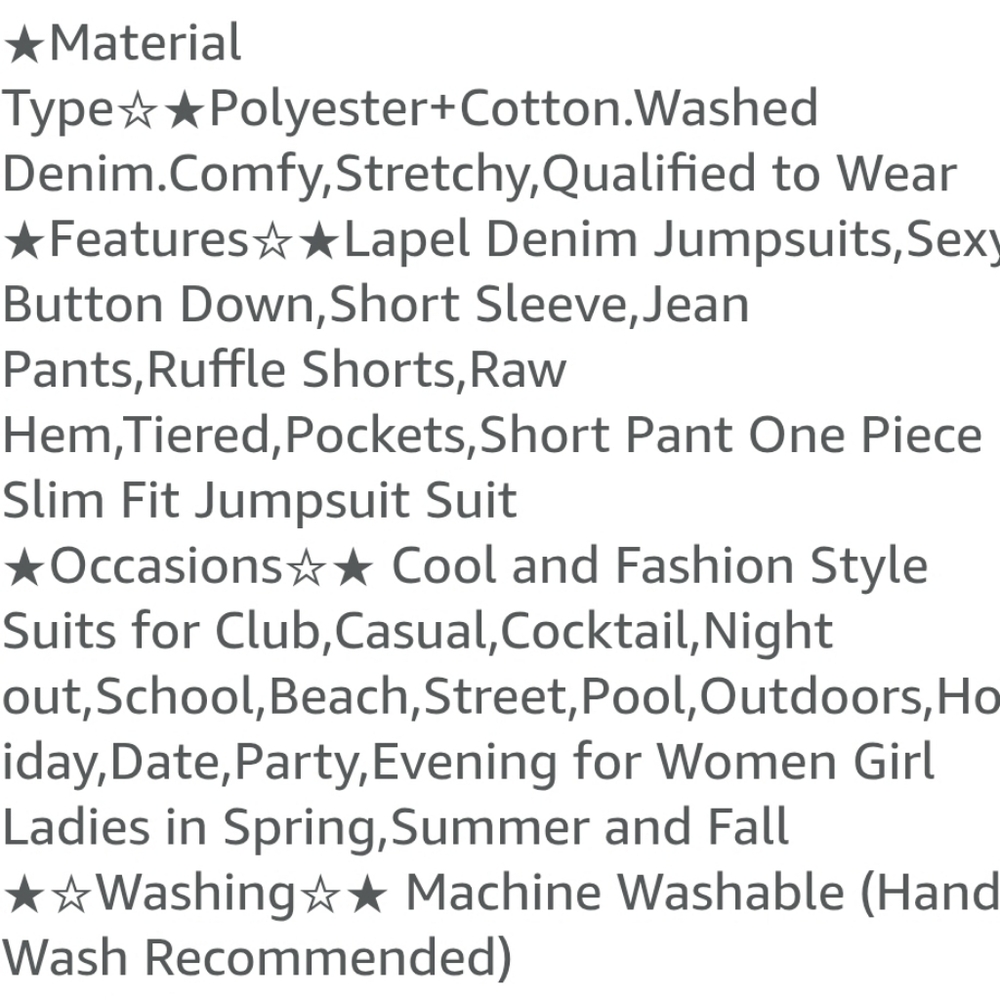 Denim Short Sleeve Button-Up Romper - Picture 7 of 8